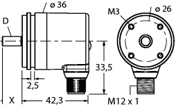 RS-06S6S-8B12B-C 1M (1544039)